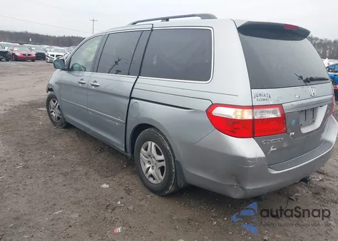 2007 Honda Odyssey Ex-L из США, поврежденный, VIN 5FNRL38757B079968